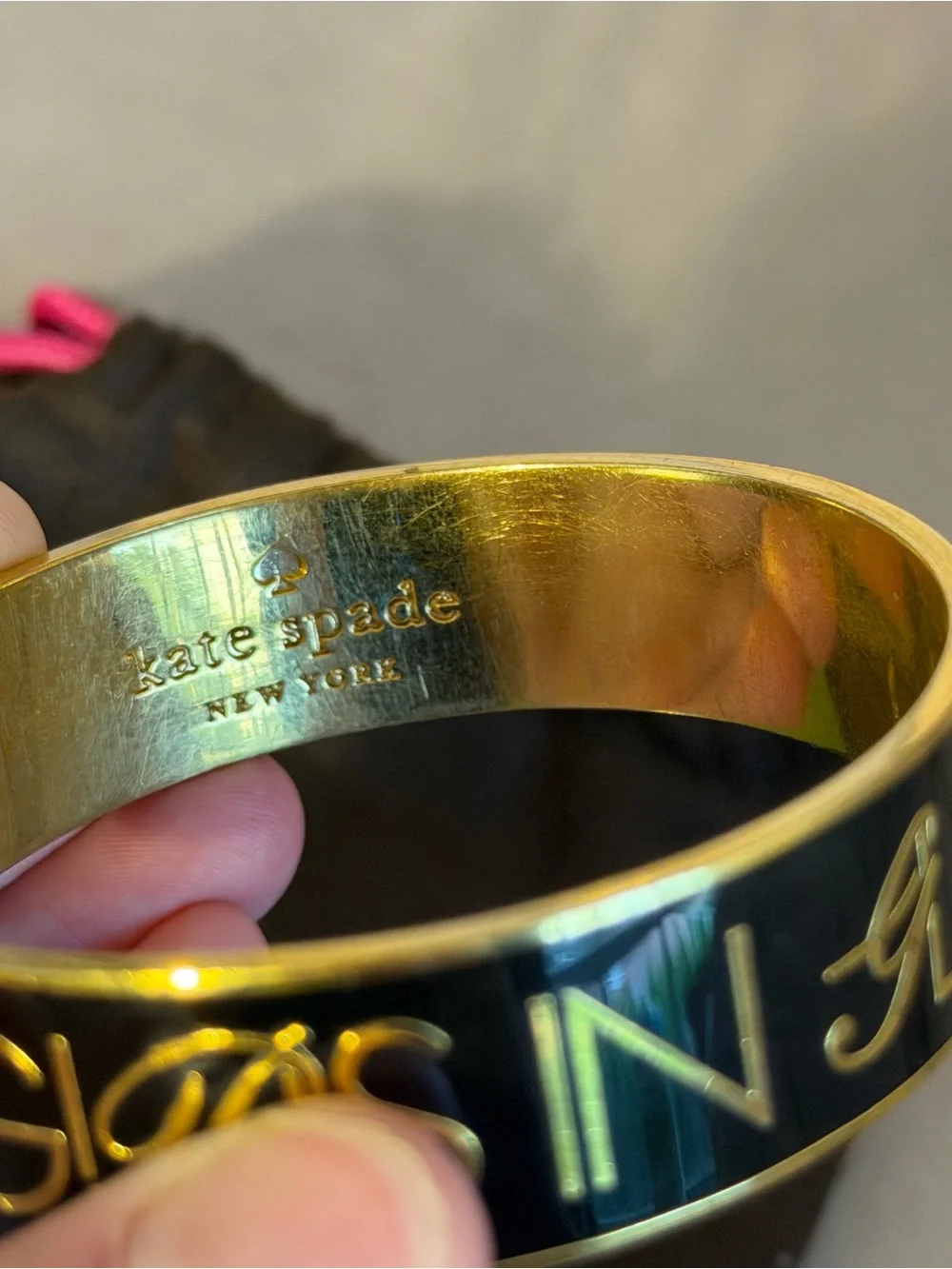 Kate Spade “Boys Make Passes at Girls in Glasses” Bangle